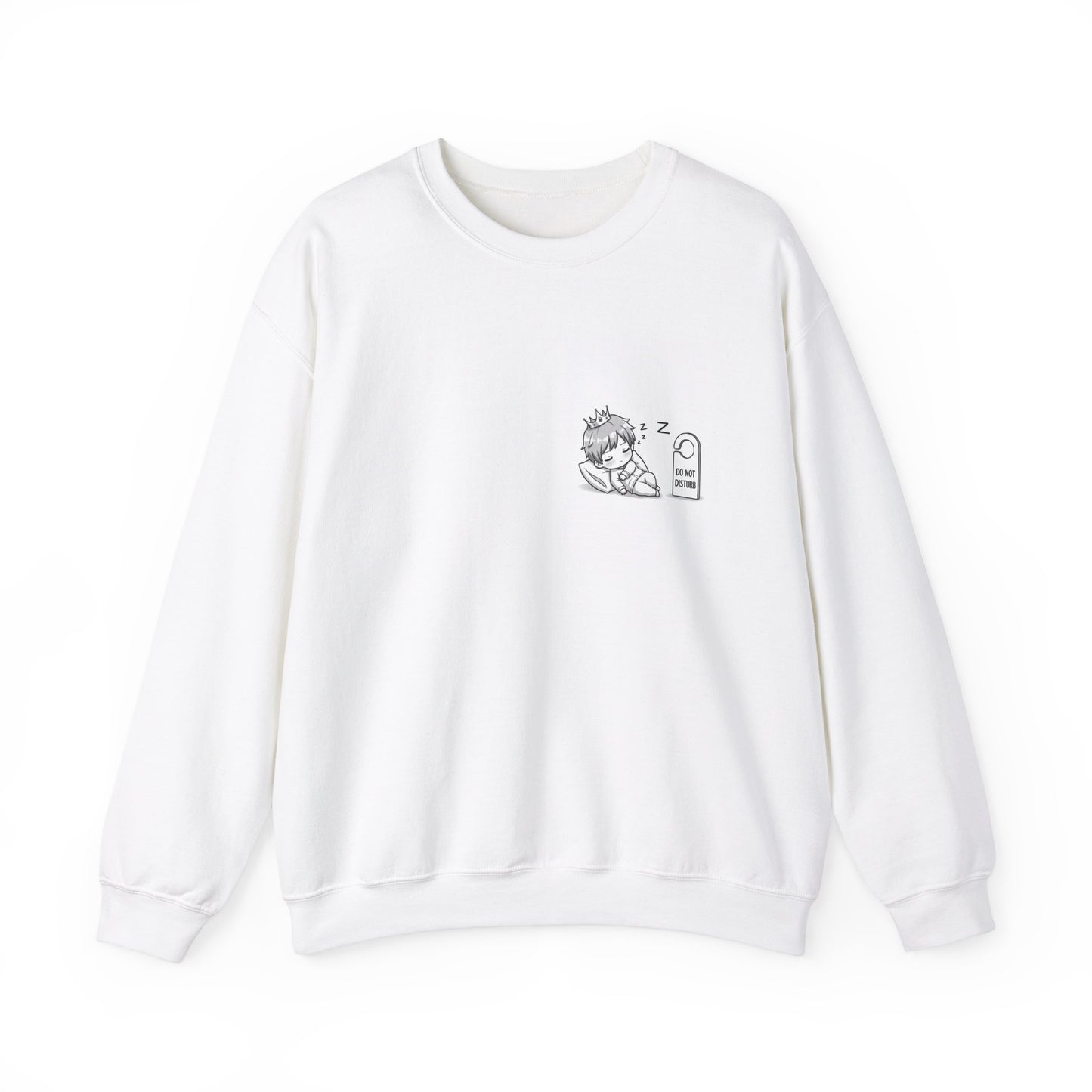 Anime Character Crewneck Sweatshirt - White Sweaters for Every Time